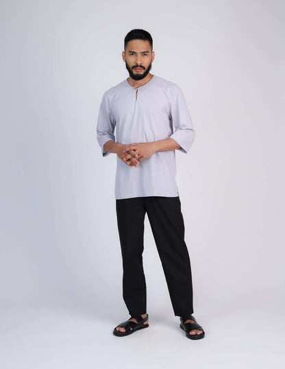 ZAFAR KURTA (GREY)