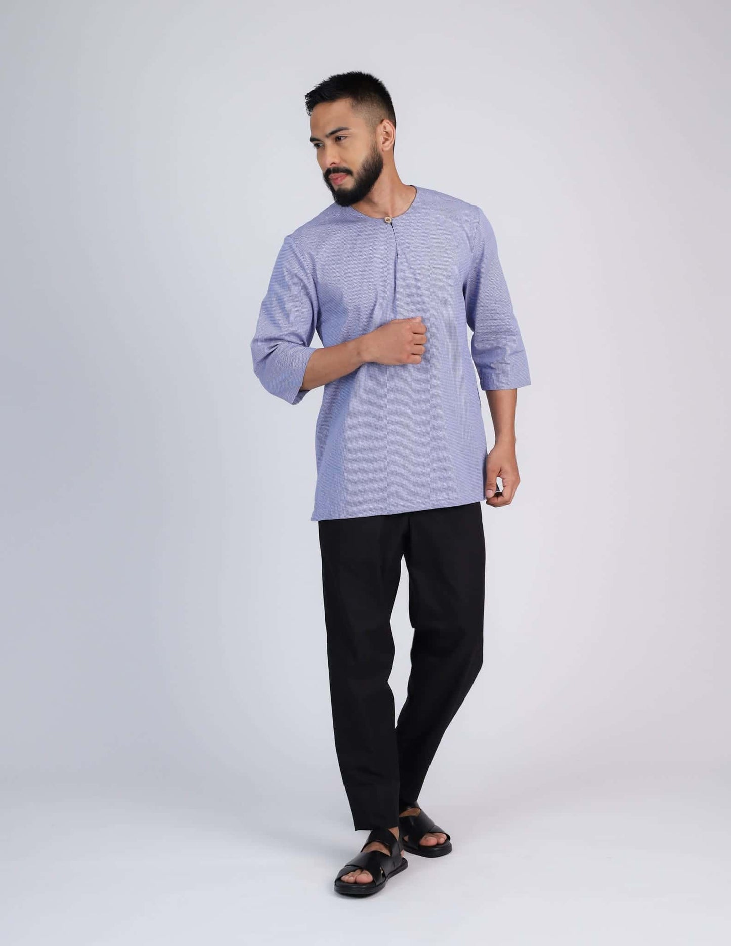 ZAFAR KURTA (SKY BLUE)