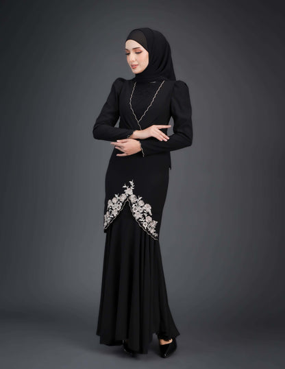 ZAFFIYA KURUNG (BLACK)